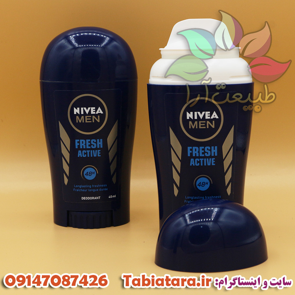 مام استیک صابونی نیوا مردانه مدل Fresh Active