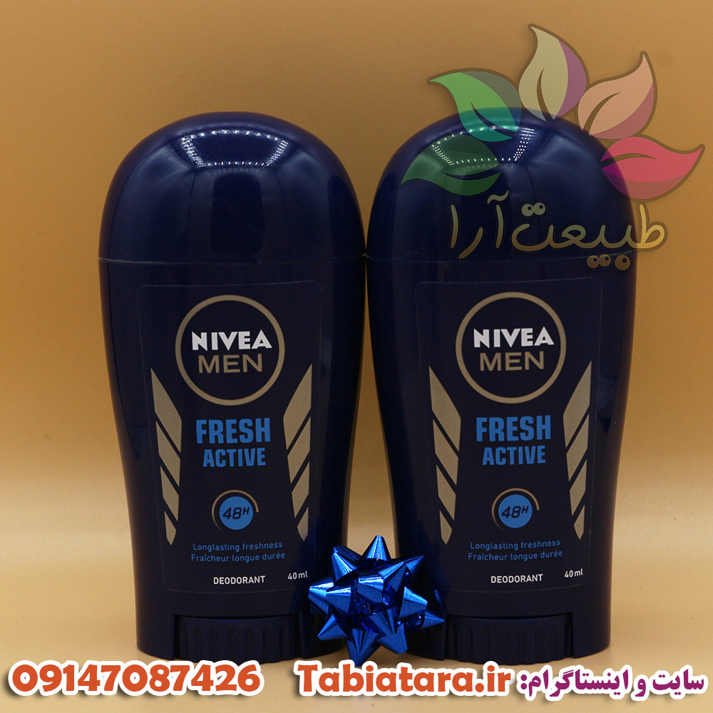 مام استیک صابونی نیوا مردانه مدل Fresh Active