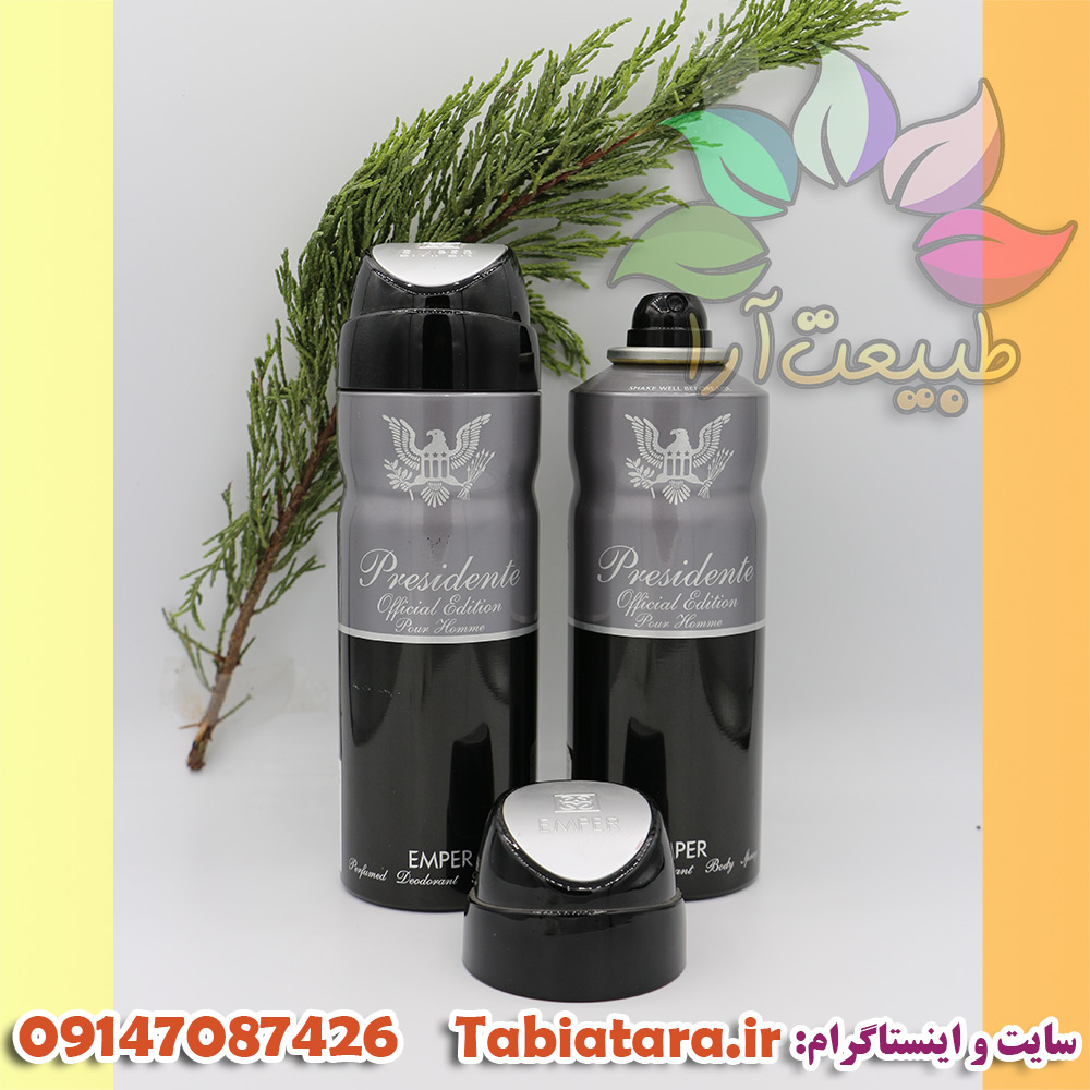اسپری مردانه امپر مدل پرزیدنته