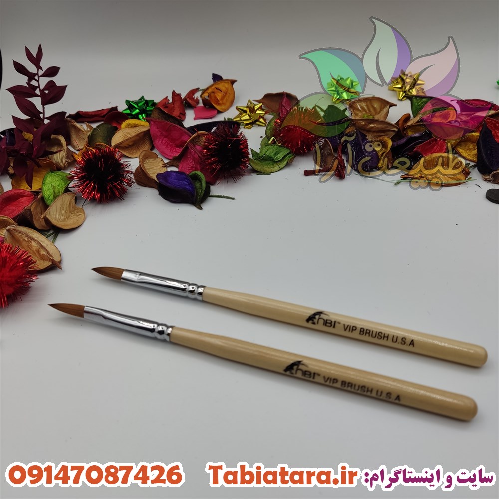 قلم پودر کاشت ناخن
