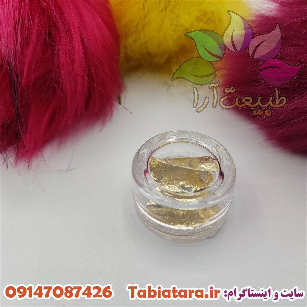 فویل ناخن مدل ورق طلا