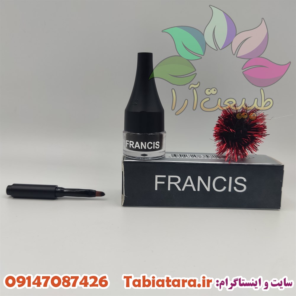 خط چشم ژلی فرانسیس ضد آب مشکی(استخری) FRANCIS