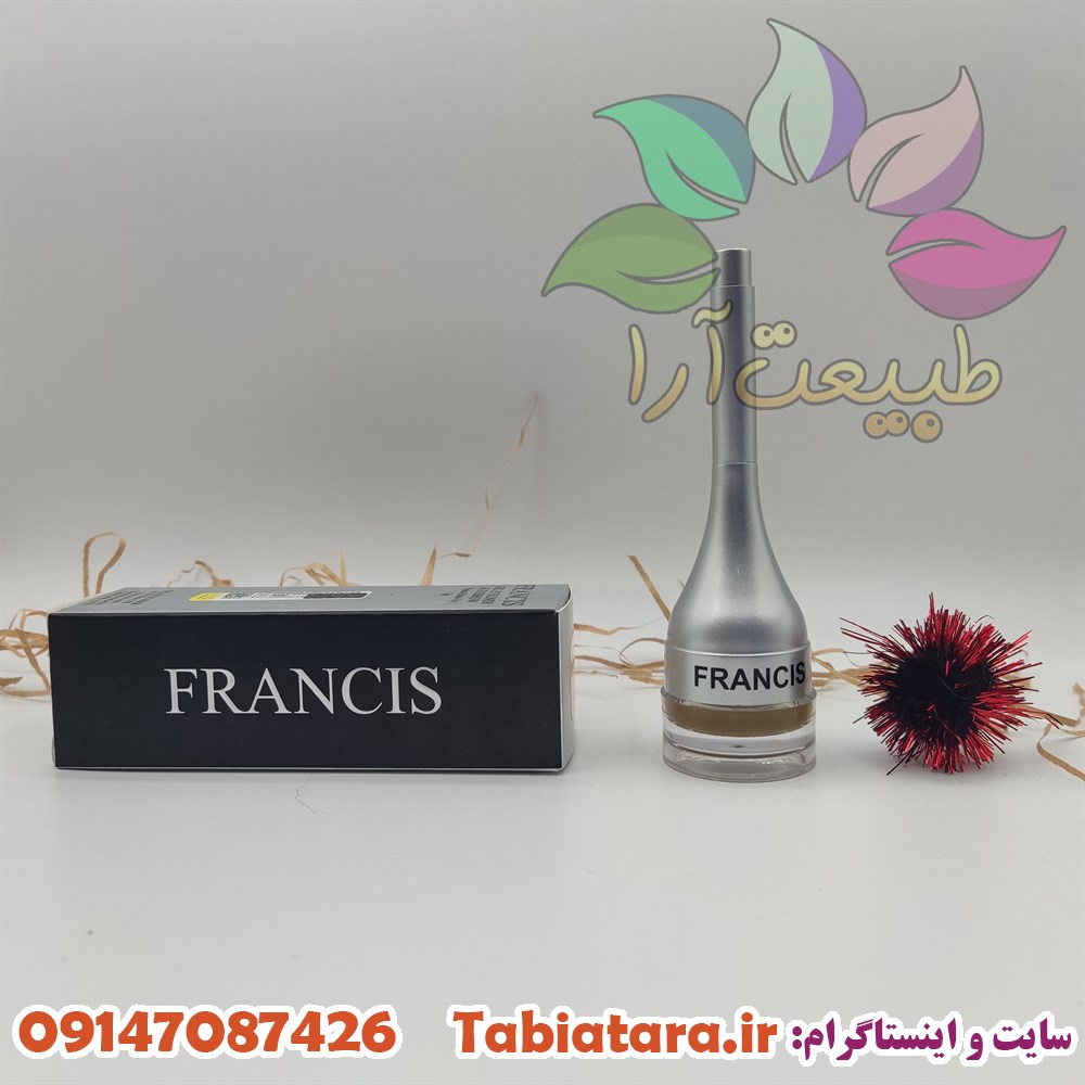 ژل ابرو فرانسیس رنگ قهوه ای متوسط Medium-Brown