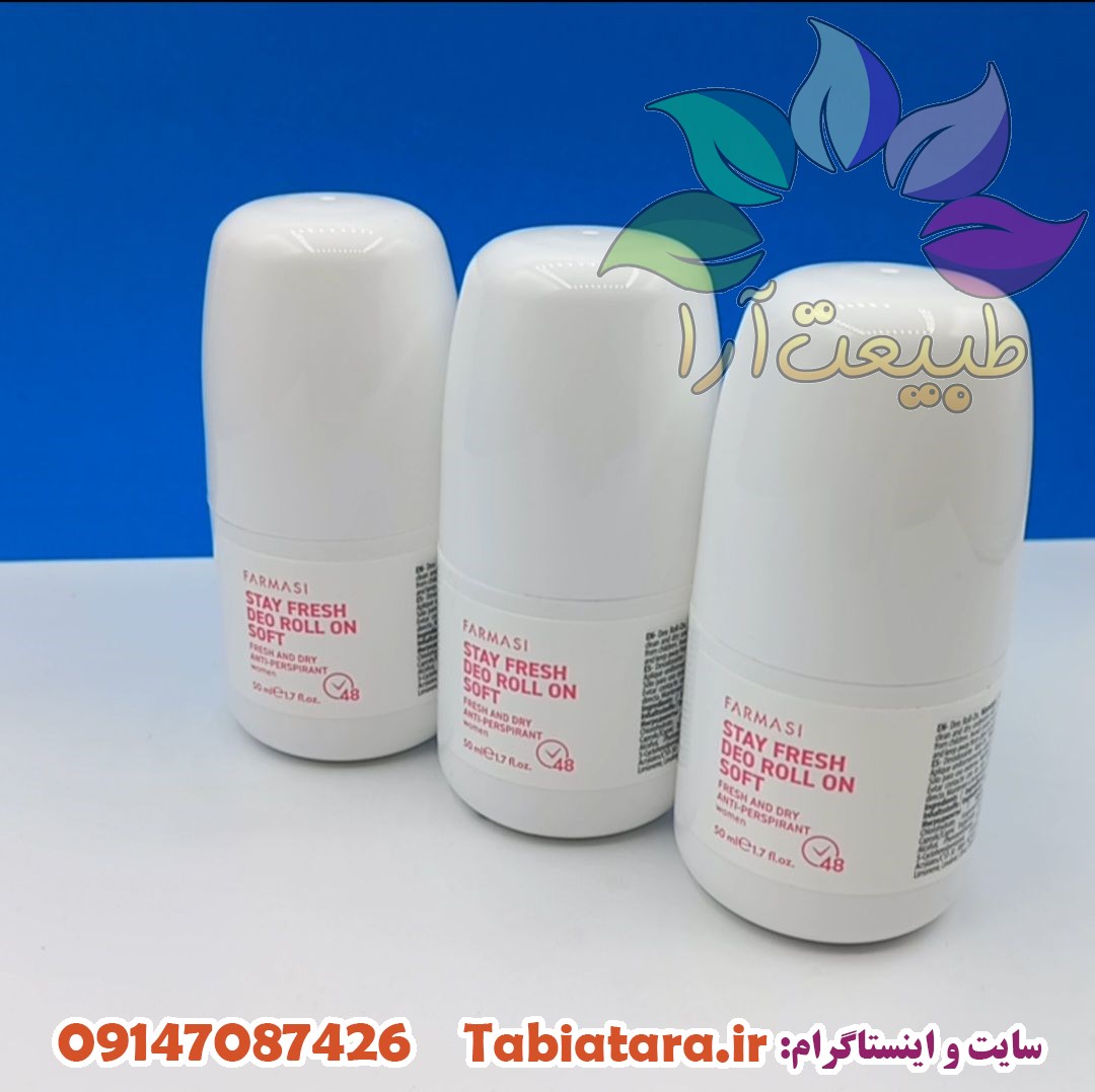 مام رول ضد تعریق فارماسی زنانه مدل STAY FRESH DEO ROLL ON SOFT