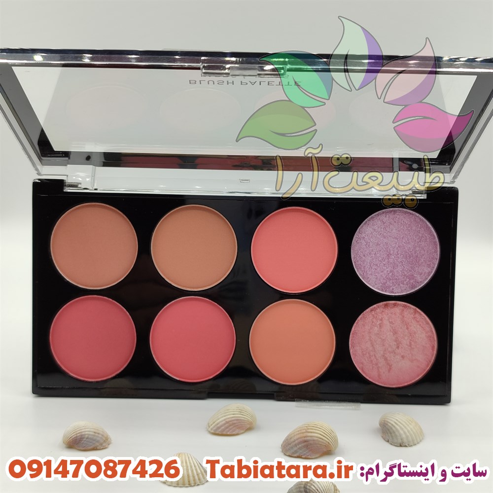 پالت رژگونه هایلایتر رولوشن مدل SUGAR AND SPICE