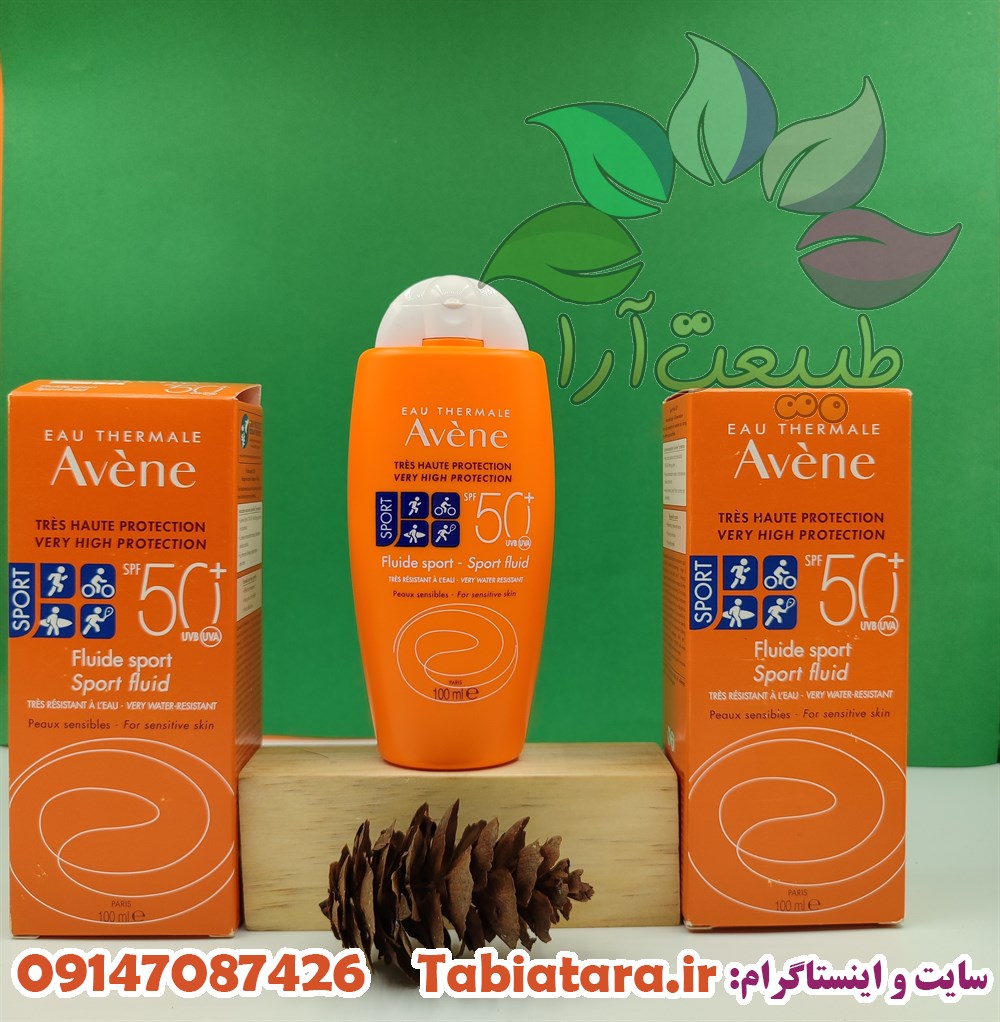 ضد آفتاب فلوئیدی و بی رنگ اون مدل Fluide sport Spf50