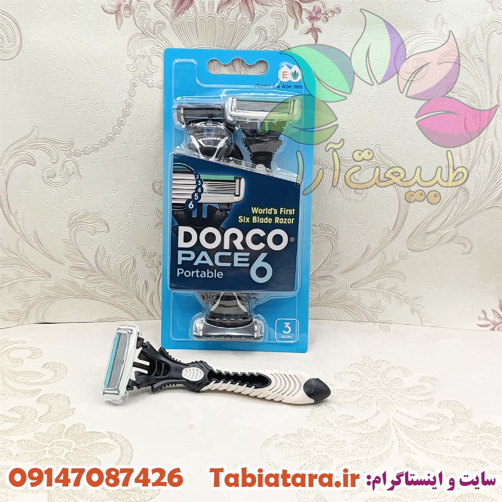 ژیلت دورکو 6تیغه سه تایی