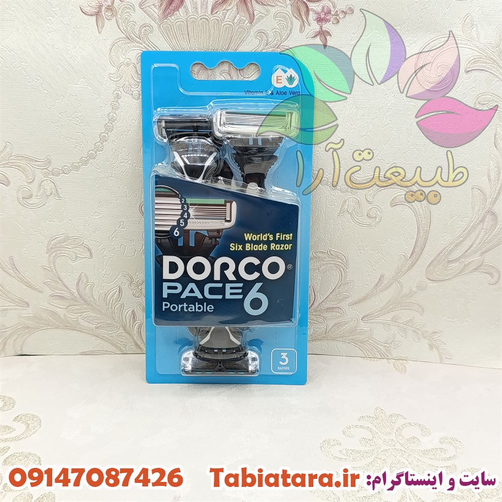ژیلت دورکو 6تیغه سه تایی